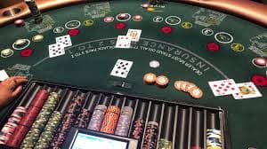 Antarmuka permainan baccarat live di rolex slot dengan opsi taruhan sisi dan statistik pemain